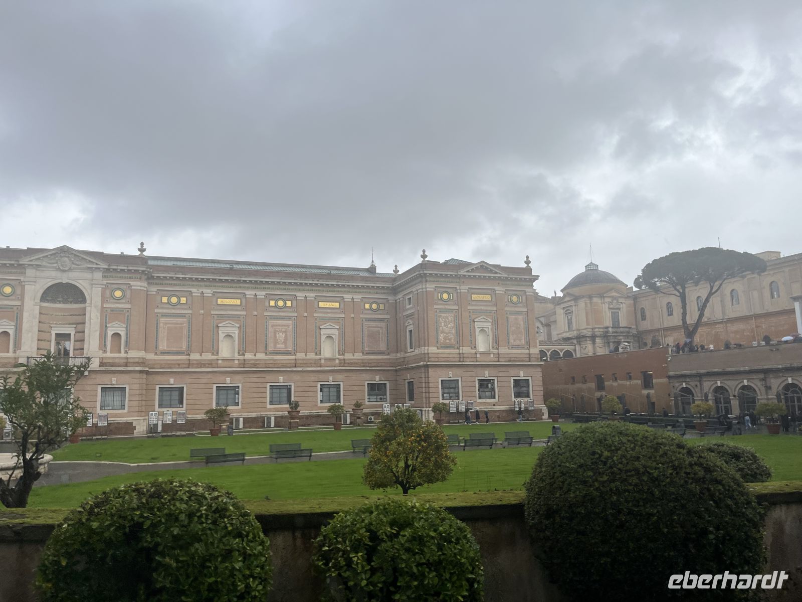 ROM- Besuch Vatikanischen Garten - Außenbereich Museen