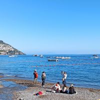 Amalfiküste: Rundgang: Positano: am Strand &ndash; &copy; Inge Bily (Eberhardt TRAVEL)