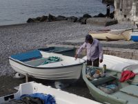 In Minori werden die Boote für die Saison hergerichtet. &ndash; &copy; Vivian Kreft (Eberhardt TRAVEL)