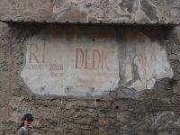 Pompeji, eine Werbetafel &ndash; &copy; Vivian Kreft (Eberhardt TRAVEL)