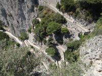Capri, die Via Krupp schlängelt sich von der Stadt runter nach Marina Piccola. &ndash; &copy; Vivian Kreft (Eberhardt TRAVEL)
