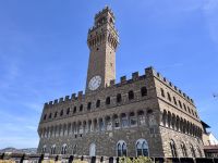 10. Tag: Zweiter Besuch in Florenz – Führung durch die Uffizien – Aussicht von der Terrasse auf den Palazzo Vecchio &ndash; &copy; Andreas Wolfsteller (Eberhardt TRAVEL)