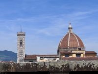 10. Tag: Zweiter Besuch in Florenz – Führung durch die Uffizien – Aussicht von der Terrasse auf Domkuppel und Glockenturm &ndash; &copy; Andreas Wolfsteller (Eberhardt TRAVEL)