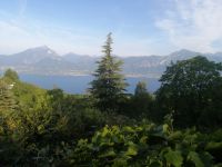 Blick aus dem Fenster des Hotels San Zeno am Gardasee (Zwischenübernachtung) &ndash; &copy; Alicia Eckert (Eberhardt TRAVEL)