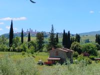Blick auf San Gimignano vom Safranhof  &ndash; &copy; Monika Cortese (Eberhardt TRAVEL)