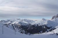 Pordojpass mit Blick zum Sellapass