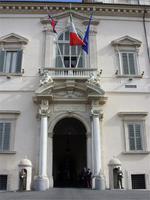 Tag 3 - Eingang des Präsidentanpalastes auf dem Quirinalsplatz