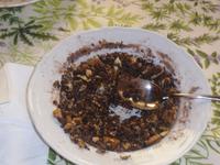 Arbeit an der Schokoladensalami