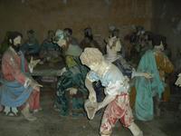 Terrakotta Figuren in den Kapellen