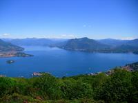 Blick vom Mottarone zum Lago Maggiore