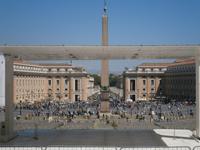 Blick auf den Petersplatz
