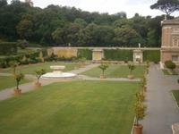 Blick in die Vatik. Gärten