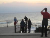 Warten auf den Sonneuntergang