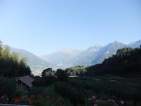 Blick vom Hotel ins Meeraner Tal