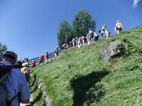 am Anfang gleich ein gewaltiger Anstieg