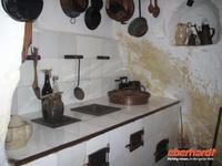 Küche in einer Wohnhöhle