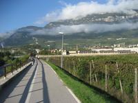 Richtung Borgheto am Etsch entlang