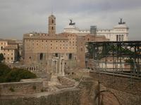 Blick auf das Forum Romanum und den Kapitolshügel