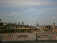 Blick vom Quirinalshügel auf die Dächer Roms