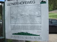 Hinweistafel Ultner Höfeweg