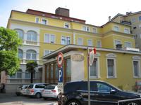 hier nehmen wir unser Abendessen ein