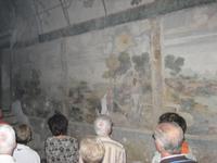 Freskenmalerei in der Burg Noarna