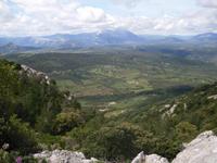 Blick vom Monte Tuttavista auf halber Strecke