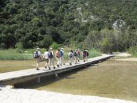 Wir machen uns auf den Weg zur anstrengendsten Wanderung der Reise