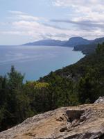 Tolle Aussicht auf dem Weg zur Cala Fuili