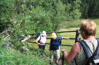 Aufstieg zur Gampen Alm