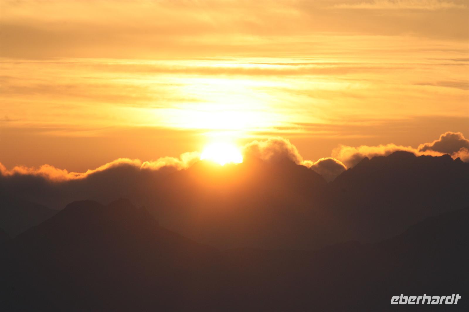 Sonnenaufgang auf dem Zinseler