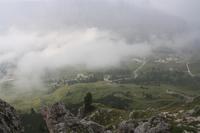 Blick zum Grödnerjoch