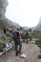 Aufstieg zum Crespeinajoch