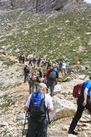 kurzer, schweißtreibender Aufstieg zum Cirjoch