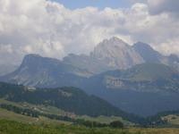 Bergpanorama auf der Seiser Alm