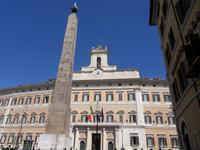 der Sitz des italienischen Parlaments