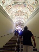 Auf dem Weg in die Sixtinische Kapelle