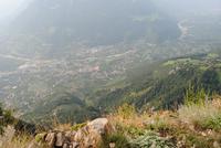 Blick vom Meraner Höhenweg in das Etschtal