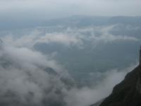 Irgendwo da unten ist die Autobahn