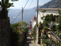 Treppenabstieg nach Positano