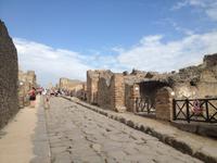 in den Ausgrabungen von Pompeji