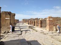 in den Ausgrabungen von Pompeji