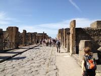 in den Ausgrabungen von Pompeji