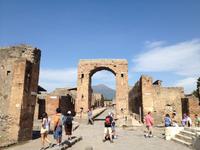 in den Ausgrabungen von Pompeji