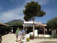 in der Cantina del Vesuvio zum Mittagessen