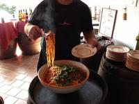 in der Cantina del Vesuvio zum Mittagessen