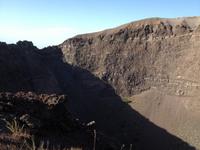 der Krater des Vesuvs