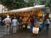 Südtiroler Köstlichkeiten auf dem Markt von Meran