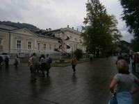Meran, Kurpromenade mit Kurhaus 