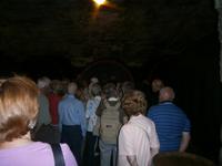 Führung im Weinkeller der Fa. Brigl in Eppan 